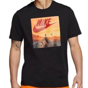 Nike Mountain Graphic Black T-shirt Mens XL